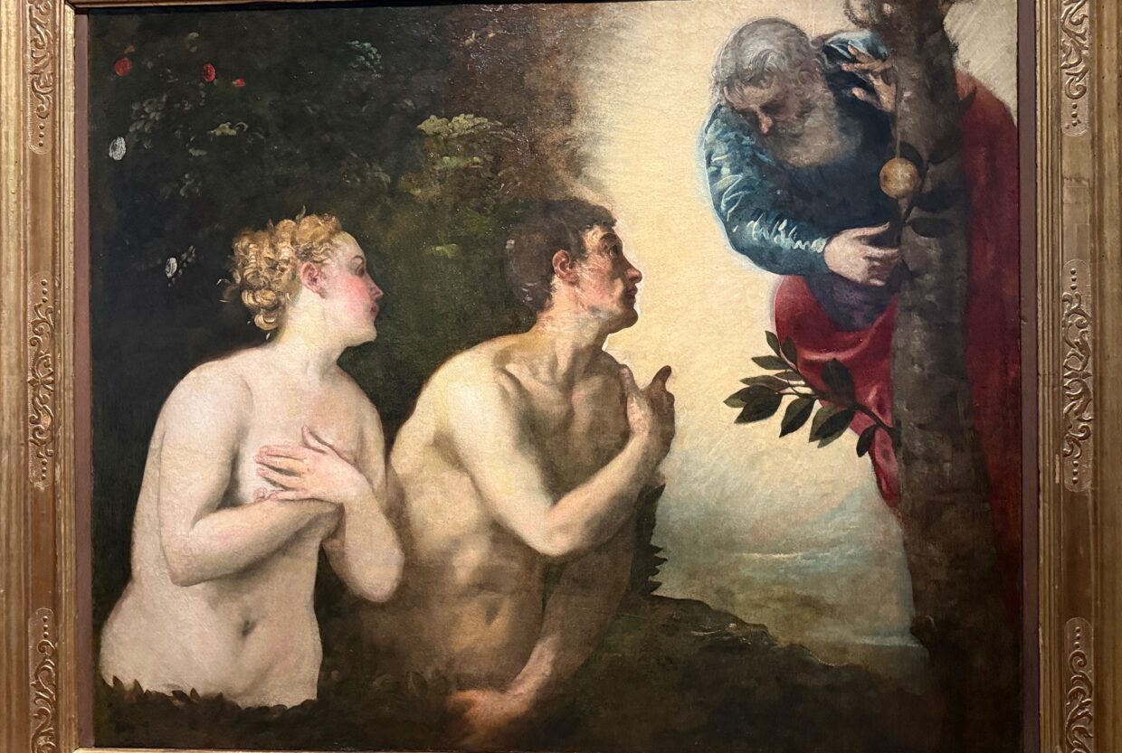 Jacopo Tintoretto, Adamo ed Eva davanti all’Eterno